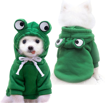 Pet Clothes Dogs Hoodie Sweatshirt - Fruit Shape Cold Weather Clothes Costume Outfit for Puppy Cats Small Mediumdog